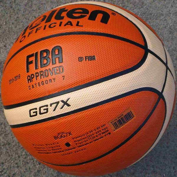 Palloni Basket Indoor Outdoor Approvati FIBA Taglia 7 Pelle PU Match Training Uomo Donna baloncesto 230210 4NX2