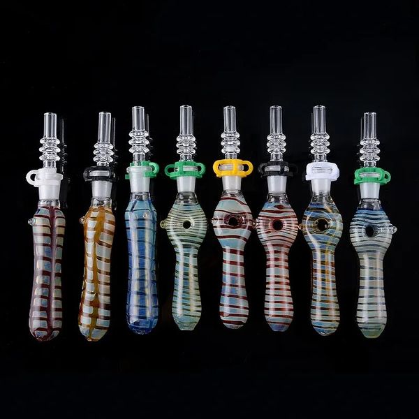 Acessórios para fumar por atacado de fábrica Nector Coletor de vidro Dab Straw NC Kit para cachimbo de fumaça cachimbos de água bong coletor de cinzas