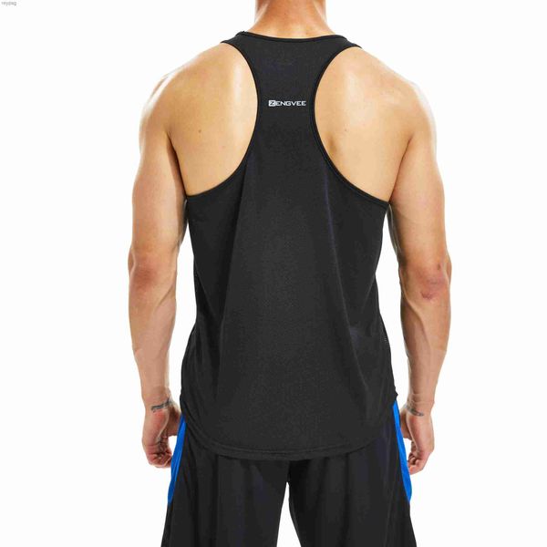 Herren-Tanktops, Lauf-Muskel-Tanktop für Männer, Dry-Fit, Workout, ärmellose Oberteile, atmungsaktive Y-Back-Shirts, Training, Bodybuilding-Westen YQ240131
