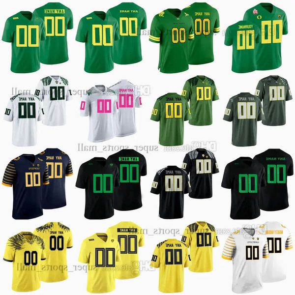 Juventude Custom NCAA Oregon Ducks Bo Nix College Football Jerseys 1 Noah Sewell 58 Penei Sewell 5 Kayvon Thibodeaux 2 Devon Williams 2 Wrigh 76