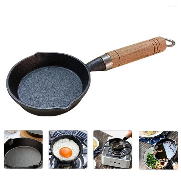 Cans Oil Cons Wanssil Home Mini Homeving Griddle Pot Iron Omelette Cast Блин