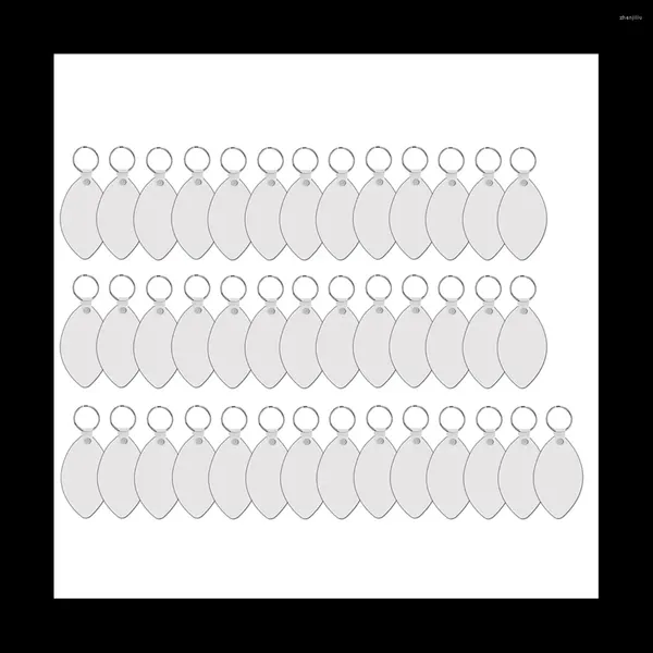 Portachiavi sublimazione portachiavi grezzi MDF bifacciale trasferimento di calore calcio sfuso confezione da 40