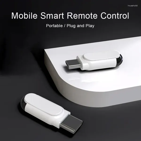 Controles remotos Universal Smartphone Controle Tipo C Micro USB Inteligente Aplicativo Infravermelho Sem Fio Mini Adaptador para TV Ar Condicionado