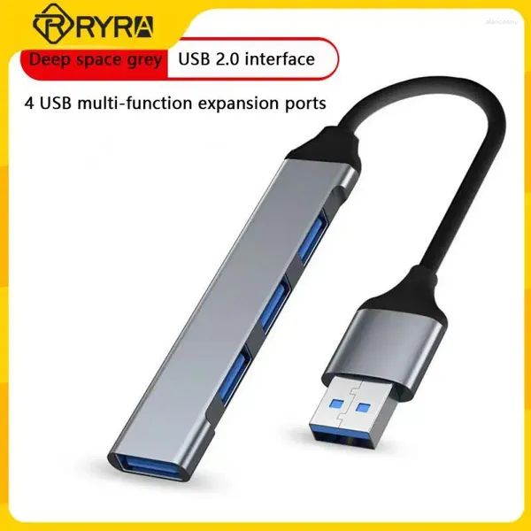 4Port USB 3.0 Hub High Speed Typ C Splitter Für PC Computer Zubehör Multiport 4 2,0 Ports