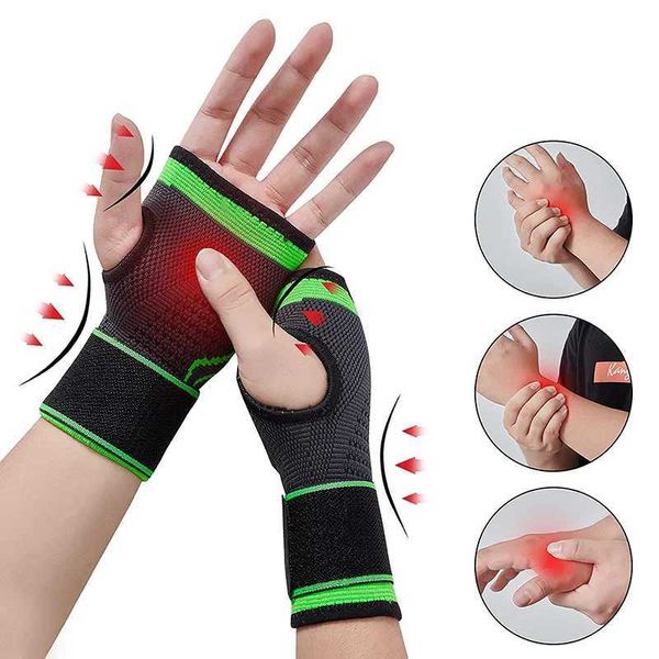 Handgelenkstütze, Handgelenkstütze, Fitnessstudio, Sport-Armband, Handgelenk-Handflächenschutz, verstellbare Handgelenkstütze, Kompressionshandschuhe für Karpaltunnel YQ240131