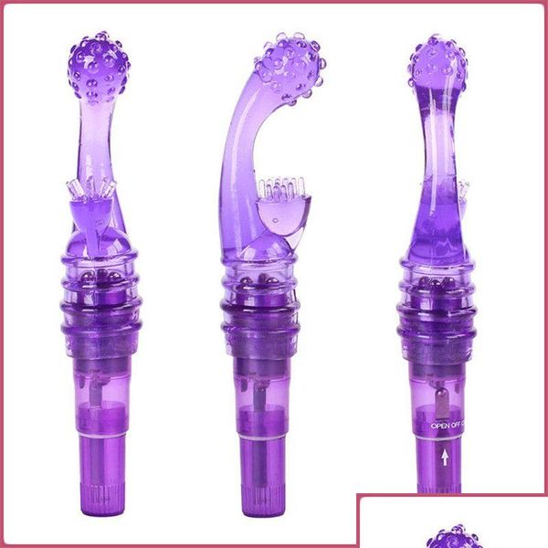 Perna massageadores brinquedo masr feminino masturbação dedo vibrador clitóris e g local orgasmo esguicho escova vara para mulher adt produtos drop deliv dh2xa