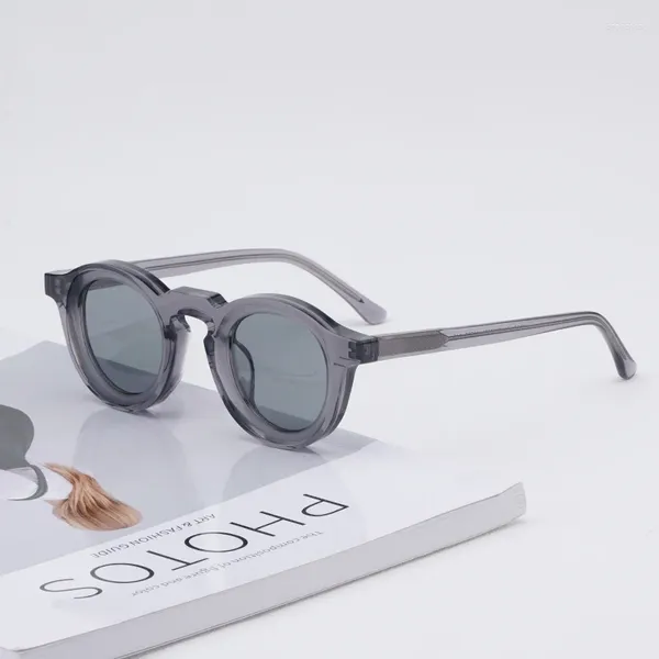 Sonnenbrille Original Marke PROPAGANDY Runde Acetat Japanischen Stil Dicke Outdoor Uv400 Schwarze Brille Männer Optische Brillen