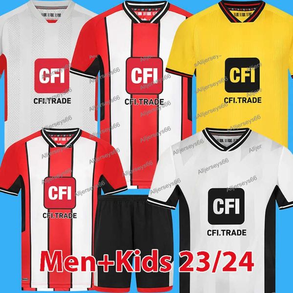 Uniteds Soccer 23 24 25 Männer Kinder Kit Uniformen Hemden 2024 2025 Sheffield Fußballtrikots Torwart-Fußballtrikot