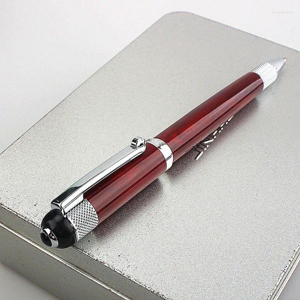 Hochwertiger Metall -Rotationskallpoint -Stiftschild Stifte 0,7 mm schwarzer Tinte Business Caneta reibungsloses Schreiben für Office School Supplies
