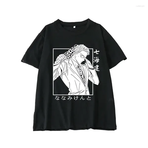 Camiseta masculina janpanese anime toji fushiguro camiseta jujutsu kaisen gojo satoru camiseta geto suguru manga camisetas nanami kento gráfico