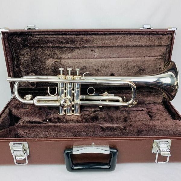 YTR 3320 Prata Trompete Mouthpeace instrumento Musical Hard case GAKKI