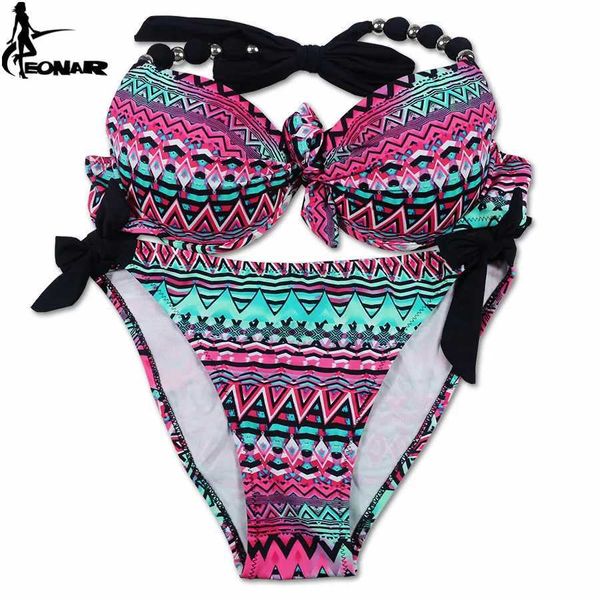 Roupa de banho feminina EONAR Womens Bikini oferece uma combinação de tamanho de maiô push up bikini set Brasil conjunto de maiô Plus size maiô feminino XXL J240131