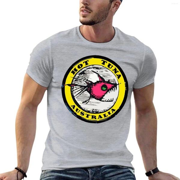 T-shirt da uomo Tuna Summer Logo Surfer Beach Camicia oversize vintage per abbigliamento in cotone Streetwear T-shirt di grandi dimensioni