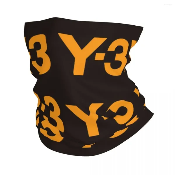 Sciarpe Yohji-Yamamoto Bandana Copricollo Stampato Y3 Maschera Sciarpa Calda Ciclismo Corsa Per Uomo Donna Adulto Lavabile