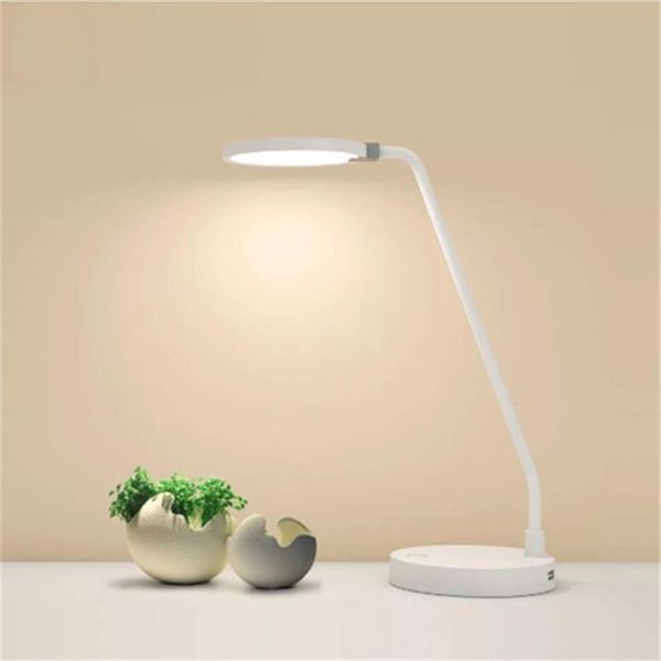 Original xiaomi youpin coowoo lâmpada de mesa led inteligente lâmpada proteção para os olhos luz ajustável 4000mah potência 2usb energia móvel 30002209o