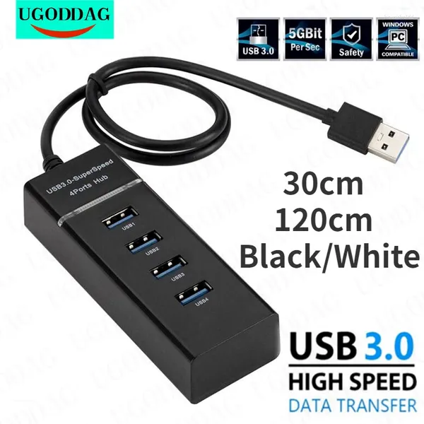 Splitter multiporta per cavo di espansione adattatore USB HUB 3.0 a 4 porte ad alta velocità per laptop Macbook Desktop Notebook