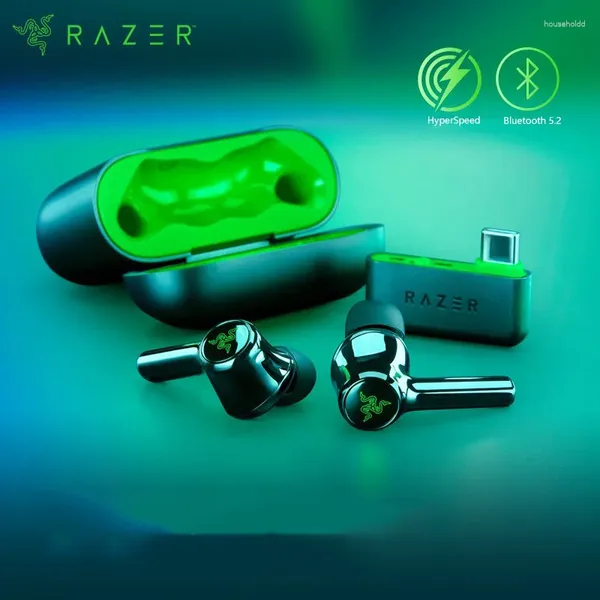 Auricolari da gioco multipiattaforma wireless Razer Hammerhead HyperSpeed per Xbox Mobile: Bluetooth 5.2 - Batteria RGB Chroma da 30 ore