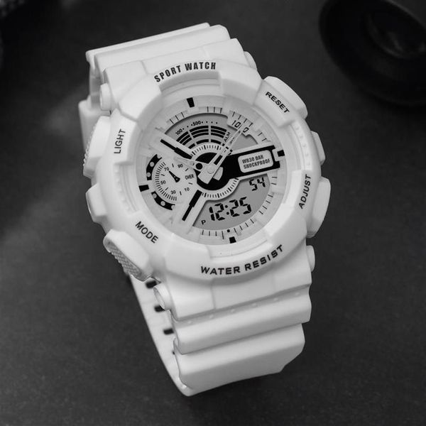 Armbanduhren PANARS Uhr Männer G Stil Wasserdichte Damenuhren LED Digital Elektronische Armbanduhr Mädchen Junge Militärsport R268S