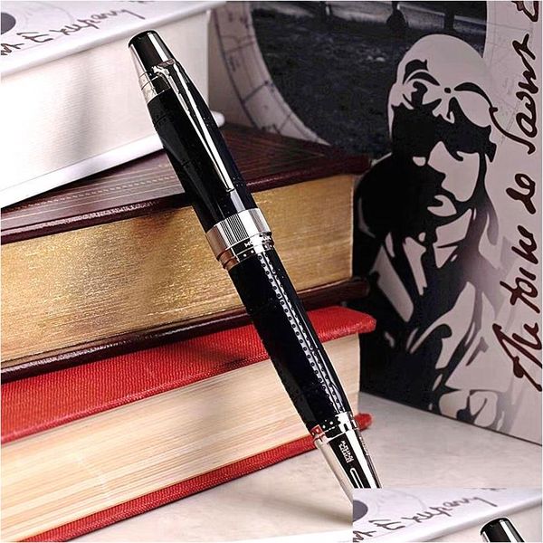 Canetas esferográficas Atacado Luxo Petit Prince St-Exupery Rollerball Caneta Fonte Papelaria Escritório Escola Suprimentos com Número de Série Dhtvj