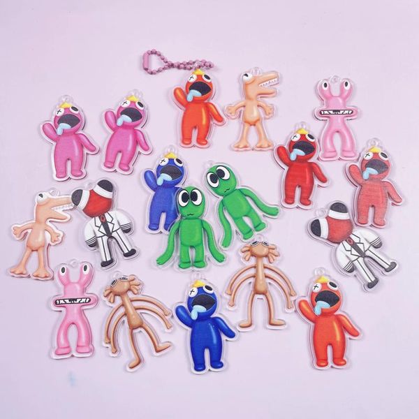 Encantos 4.5cm 10 peças kawaii acrílico pequeno desenho animado charme diy saco decorativo brincos chaveiro remendo jóias feitas