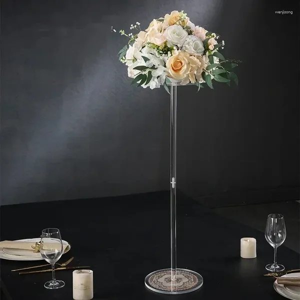 Vasi 10 pezzi supporti per fiori in cristallo per centrotavola per tavoli ad arco nuziale e feste per eventi