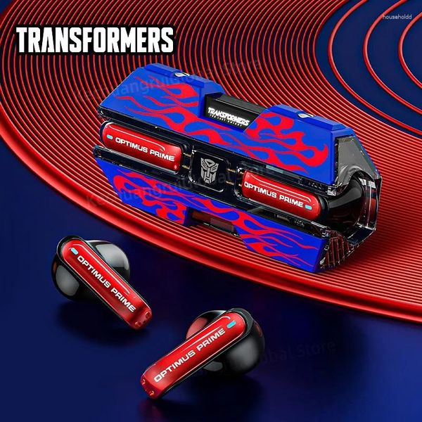 Transformers TFT01 Kabellose Bluetooth 5.3-Kopfhörer, Gaming-Ohrhörer, Gamer-Headset mit geringer Latenz, TWS-Ohrhörer mit Rauschunterdrückung