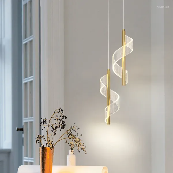 Lâmpadas pendentes Nordic Lustre LED Luzes Chandelier Iluminação Pendurada Lâmpada para Decoração de Casa Sala de estar Quarto Mesas de Jantar Suspensão