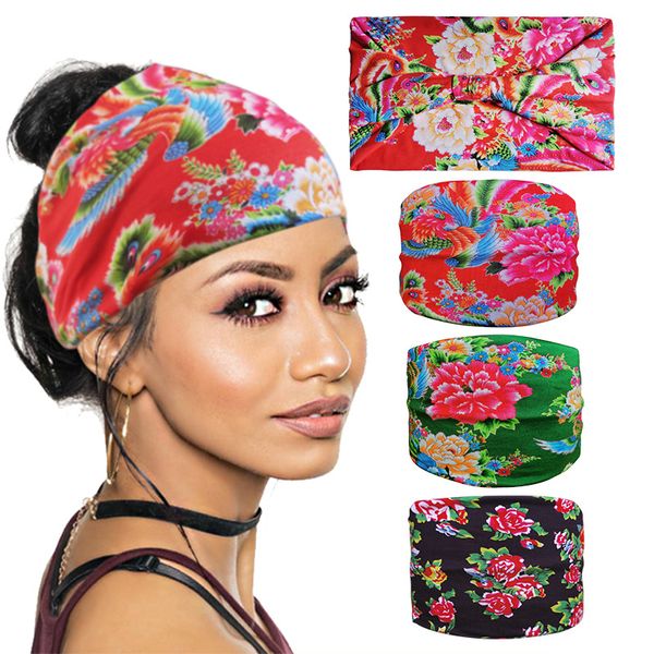 Yoga faixas de cabelo nordeste dahua 2024 popular novo 15cm de largura elástica ultra bandana yoga exercício rosto lavagem absorção suor