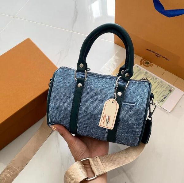 Nuove borse moda donna Portafogli firmati Borsa a tracolla in pelle Borsa da donna stile denim punk retrò Borse di lusso