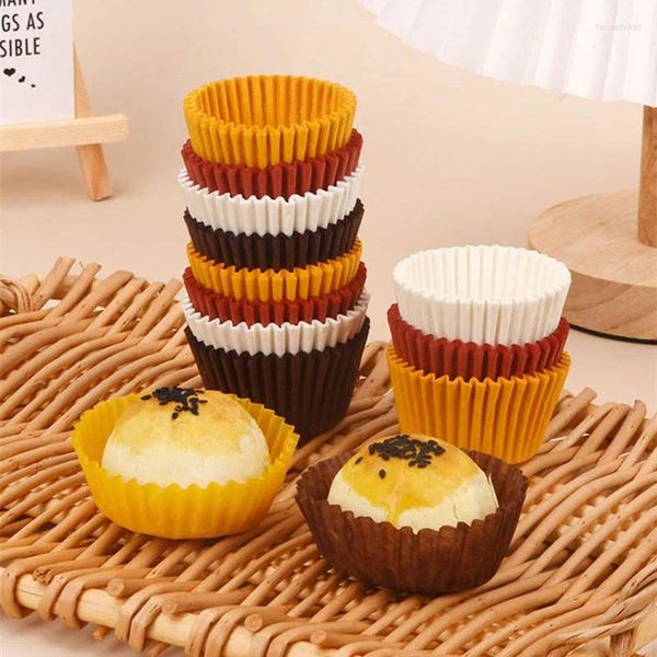Ferramentas de cozimento 1000 pçs muffin cupcake copos de papel caixa de forro bandeja de festa sobremesa bolo de chocolate decoração