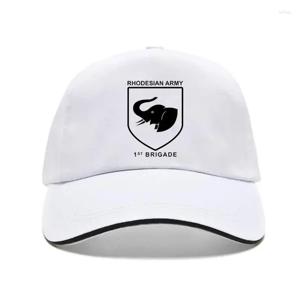 Ball Caps 2024 Fashion Snapback Black Shat Hat Высококачественный родезия 1 -й бригадный байкерский байкер.