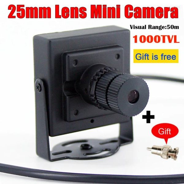 Mini telecamera CCTV Obiettivo da 25 mm Monitor a lunga distanza Angolo di visione 10 gradi 700TVL Video sorveglianza di sicurezza