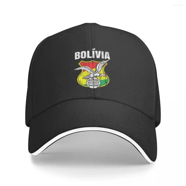 Cappellini da baseball Bolivia Bandiera da calcio Supporto per squadra Cappello da baseball Cappelli invernali da donna 2024 da uomo