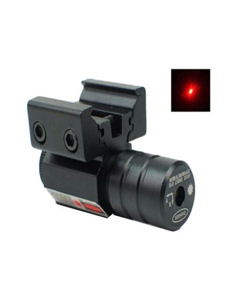 Puntatore laser tattico Puntatore rosso ad alta potenza Portata Weaver Picatinny Set di montaggio per pistola Fucile Pistola S Airsoft Mirino qylQrq6041330