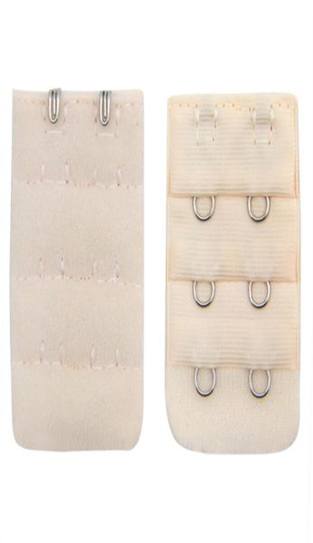 Acessórios íntimos jaycosin feminino macio confortável sutiã acrílico 2x3 ganchos extensor cinta ajustável extensão sólida sem costura man3333960