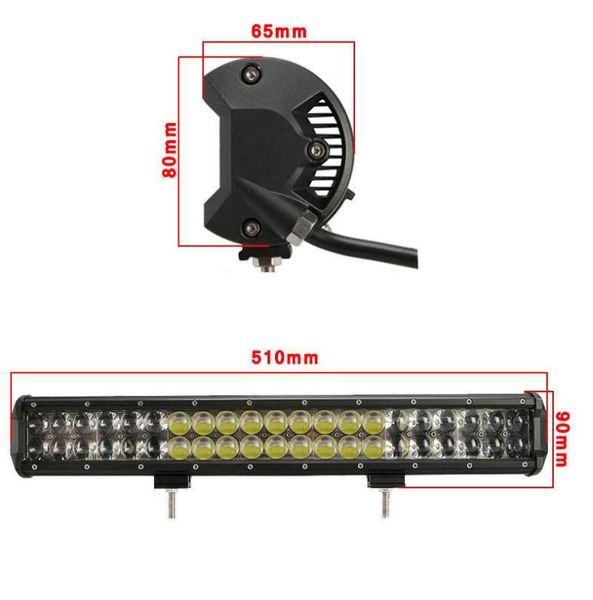 Osram 210w conduziu a barra de luz 20 polegada offroad conduziu a barra do farol do carro conduziu a lâmpada de nevoeiro 12v 24v 4x4 atv suv condução caminhão bars1412049