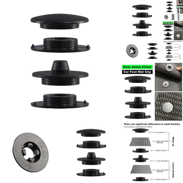Новинка, новинка, 1 комплект, универсальный зажим для коврика, фиксированные подушечки для ног, противоскользящие фиксаторы, зажимы для фиксации ковров, пряжка, аксессуары для салона автомобиля