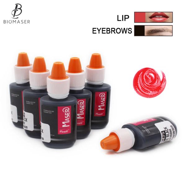 Tinten professionelle Tattoo Tinte Permanent Make -up -Maschine Mikropigmente Mikroblading Augenbrauen Lippen Eyeliner Make -up Kosmetische Encre Tatouage