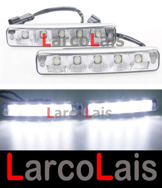 2x5 LED High Power 10W 12V DRL Weiß Auto Auto Kopf Lichter Tagfahrlicht Nebel Licht Lampe8755790