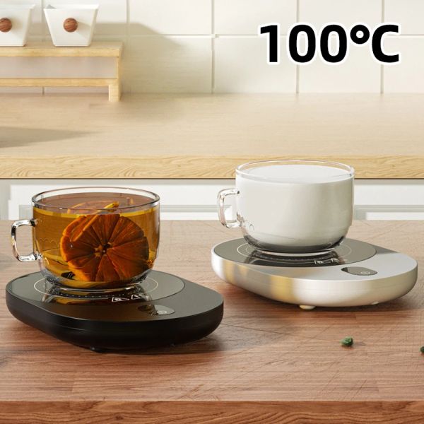 Ferramentas 100°C Almofada de aquecimento Caneca de café Aquecedor de copo inteligente Aquecedor de chá quente Aquecedor Coaster Mini fogão de indução 5 temperatura de engrenagem 220V