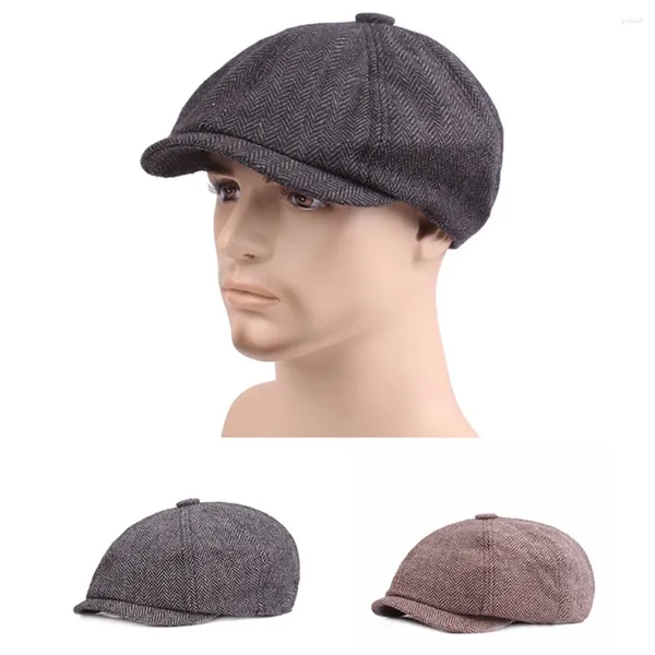 Berretti Berretti da sole Cappelli da ragazzo traspiranti da esterno Cappello da berretto piatto solido da donna da uomo Gatsby