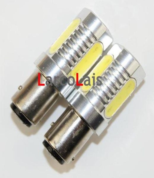 2 x 1157 BAY15D 6 W High Power Super Bright Auto LED Turn Brake Tail Bulb Lights Lamp DC 12 V White4681553