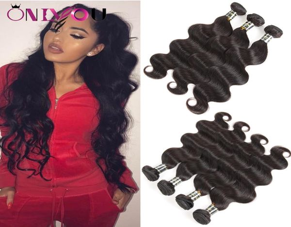 Onda do corpo brasileiro cabelo virgem pacote ofertas remy extensões de cabelo humano 456 ordem da mistura tecer cabelo humano bundles1288348