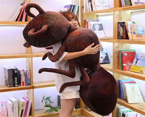 Gigante de pelúcia formiga vermelha recheado macio mini brinquedo animal criativo plushie inseto decoração crianças meninos meninas adultos presente 4670100cm 2012142548516501