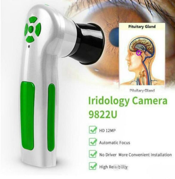 2019 Ultima fotocamera digitale per iridologia da 120 MP, sistema di diagnosi oculistica professionale, analizzatore per scanner dell'iride Iriscope3595802