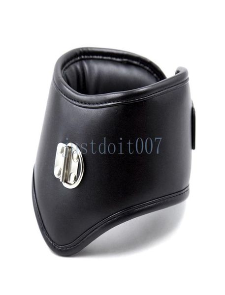 Morbida pelle collo corsetto postura collare catena guinzaglio gioco di ruolo schiavo R983584722