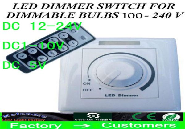 2015 New arrive LED Dimmer switch for dimmable LED bulbs SMD or COB LED Light LED Strips 110 240 V DC 5V DC 1 10V DC 12 24V 7055960