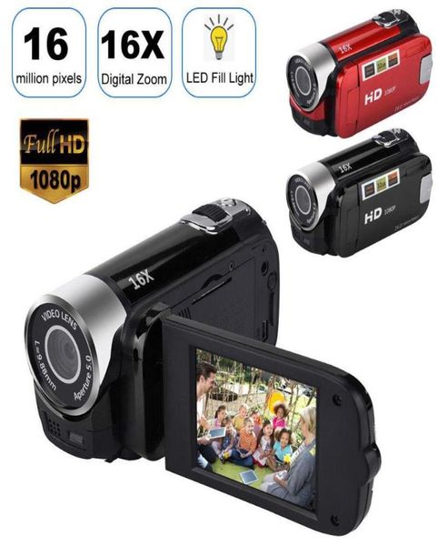 Câmeras Digitais 1080P Antishake Câmera de Gravação de Vídeo de Alta Definição 16X Zoom 27 Polegadas TFT LCD Filmadora LED Light Night Vi1058764