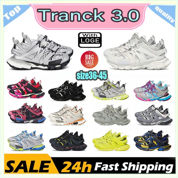 Scarpe firmate Track3.0 Runner Scarpe casual Beige Triple s3.0 Runner Sneaker Tracks 3 Tess Gomma Paris Speed Platform Sport all'aria aperta taglia 36-45