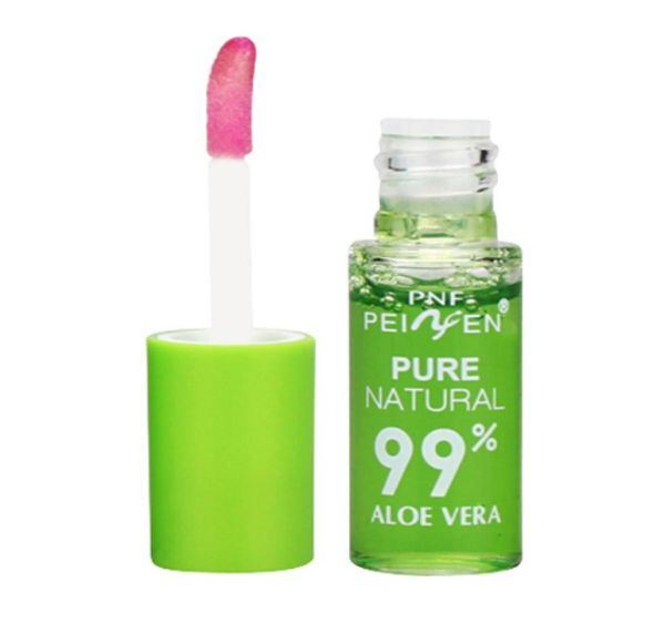 Lábios líquidos de aloe natural compõem à prova d'água de longa duração brilho labial mudança de cor lábios maquiagem transparente 9216371